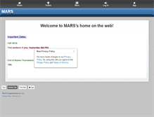 Tablet Screenshot of marsoccer.org